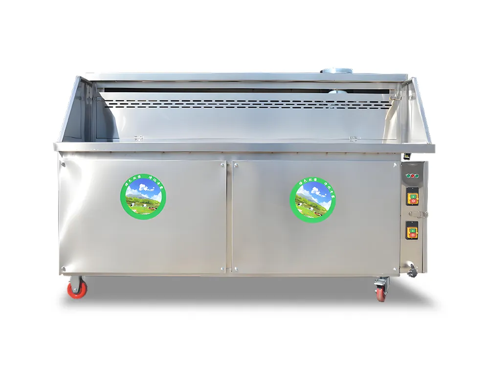Smokeless purification barbecue truck