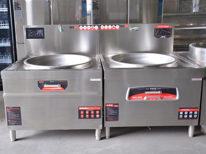 Single-wok single-temperature induction cooker