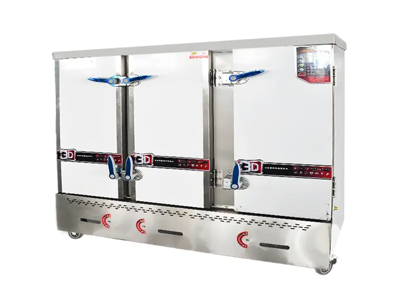 Vertical tray engineering  gas steam rice cabinet