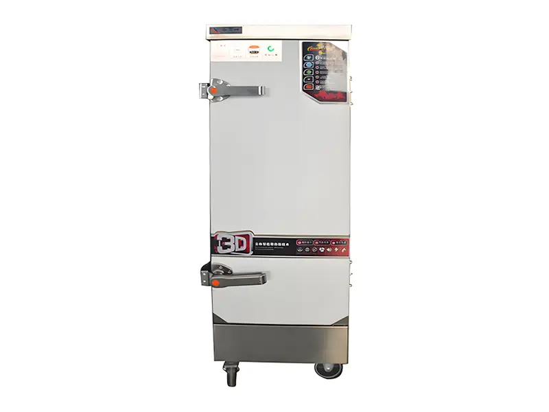 Vertical tray economy electric rice steamer