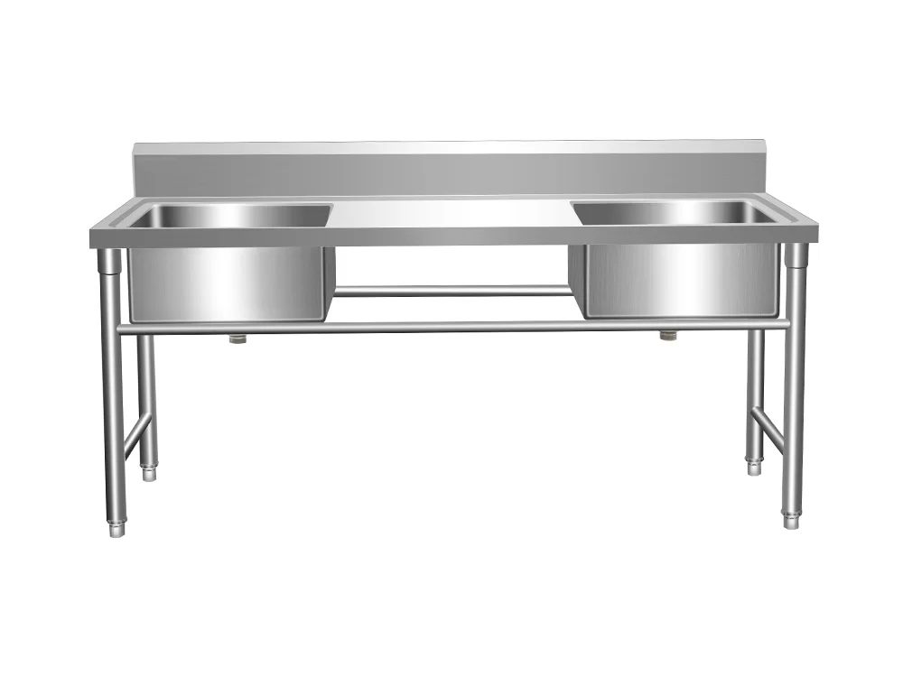 Double sink pool