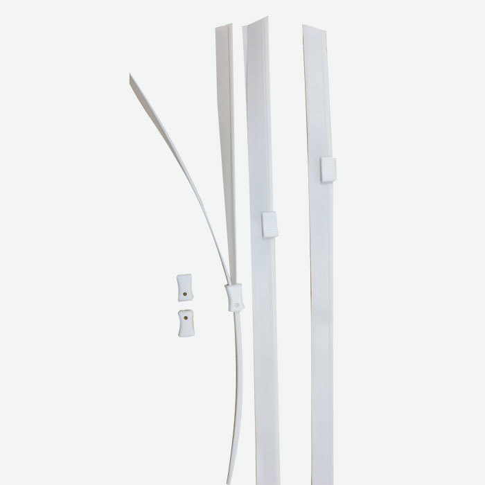  PE double-bone waterproof bag zipper 