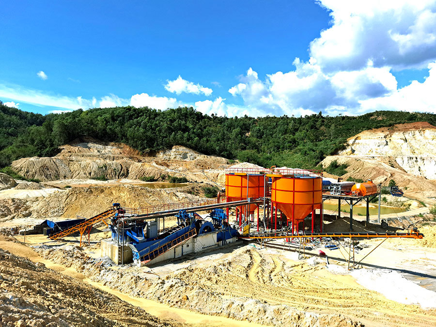 Quartz sand cleaning production line Quartz sand cleaning production line