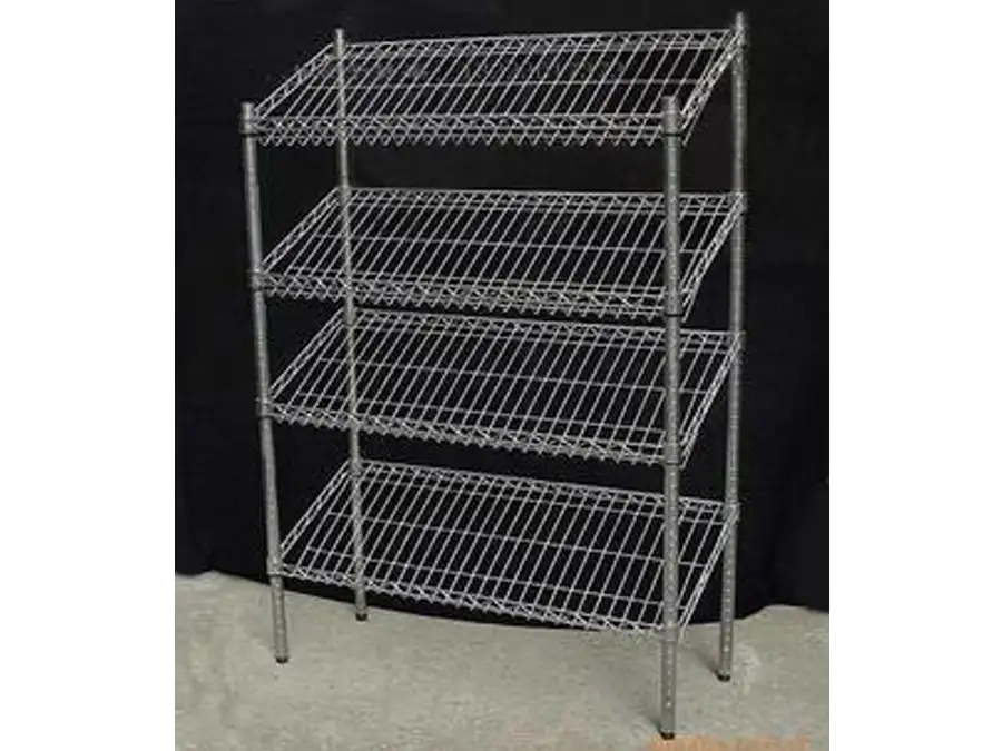 Tilt basket shelves Tilt basket shelves