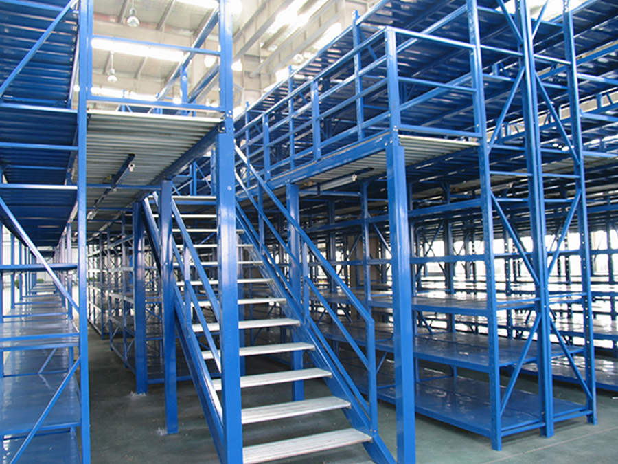 Mezzanine rack units