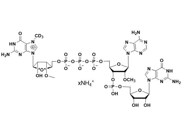 (CD3)7(3'OMeG)(5')ppp(5')(2'OMeA)pG ammonium salt