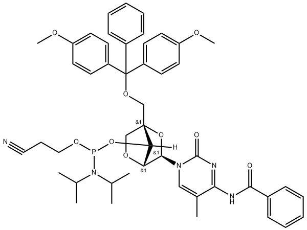2’-O-4’-C-Locked-5-Me-C(Bz)-CE Phosphoramidite