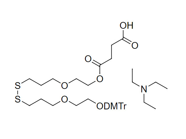 3'-thiol modifier 6 S-S-DMTr-linker-succinate, TEA salt