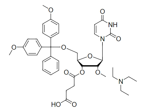 DMT-2'-O-Me-Ur-3'-succinate, TEA salt