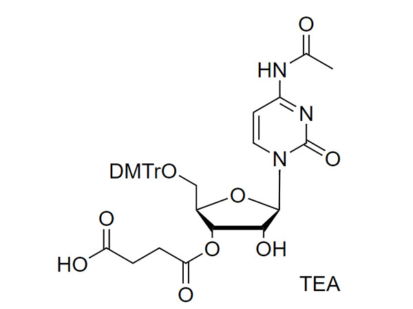 5'-O-DMTr-C(Ac)-3'-O-succinate, TEA salt