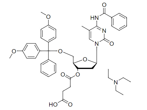 5'-O-DMTr-5-Me-dC(Bz)-3'-O-succinate, TEA salt