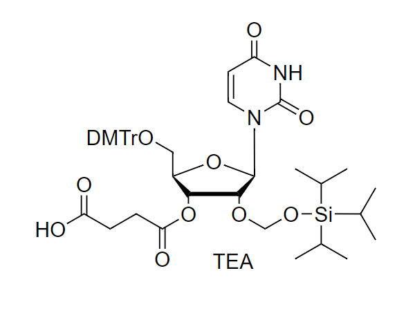 5'-O-DMTr-2'-O-TOM-U succinate