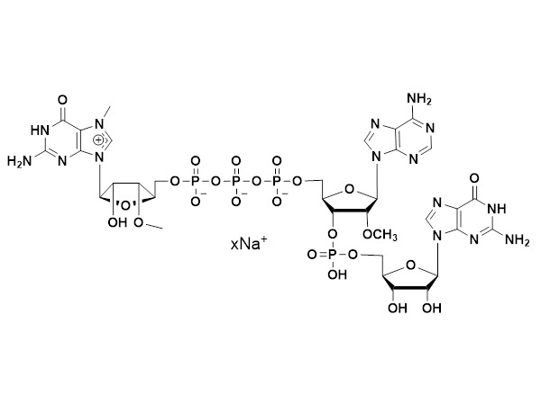 (3'-OMe-m7G)(5')ppp(5')(2'-OMeA)pG sodium salt