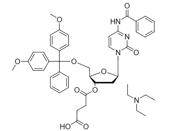 N4-Bz-DMT-2'-dC-3'-succinate, TEA salt