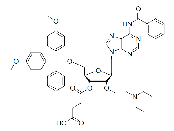 N6-Bz-DMT-2'-O-Me-Ar-3'-succinate, TEA salt