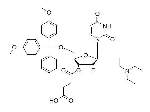 DMT-2'-F-dU-3'-succinate, TEA salt