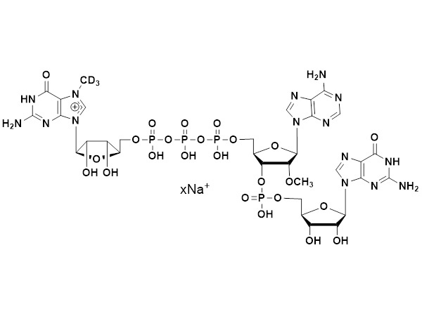 (CD3)7G(5')ppp(5')(2'-OMeA)pG sodium salt