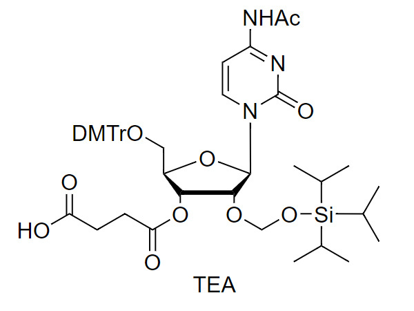 5'-O-DMTr-2'-O-TOM-C(Ac) succinate