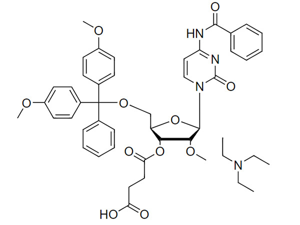 N4-Bz-DMT-2'-O-Me-Cr-3'-succinate, TEA salt