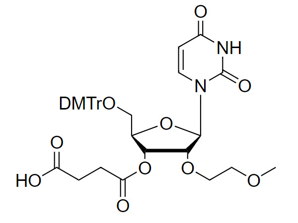5'-O-DMT-2'-O-MOE-U-3'-succinate, TEA salt