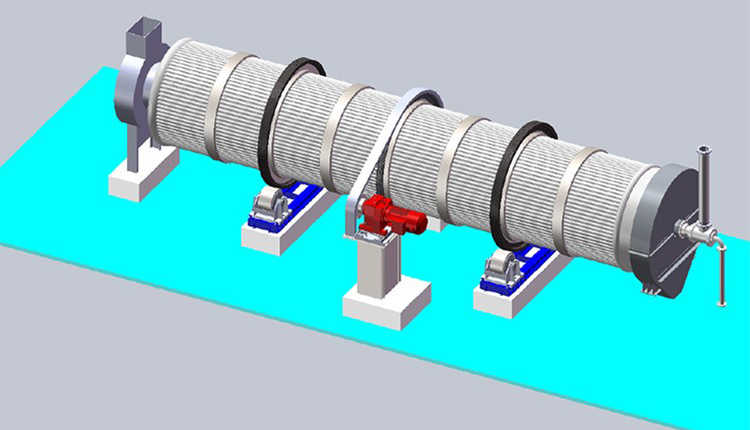 Maintenance of customized screw cooler for CFB boilers