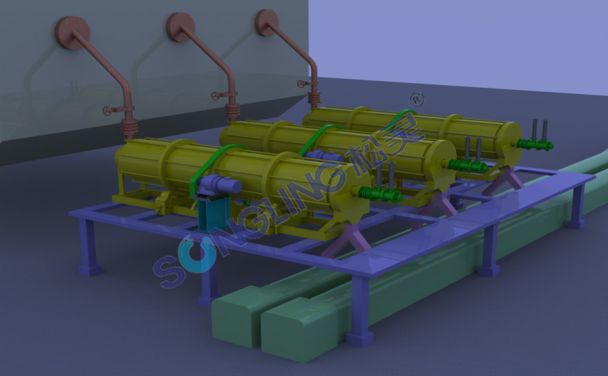 Rotary Ash Coolers for NARVA 2*300MW CFB Power Plant Project, Estonia