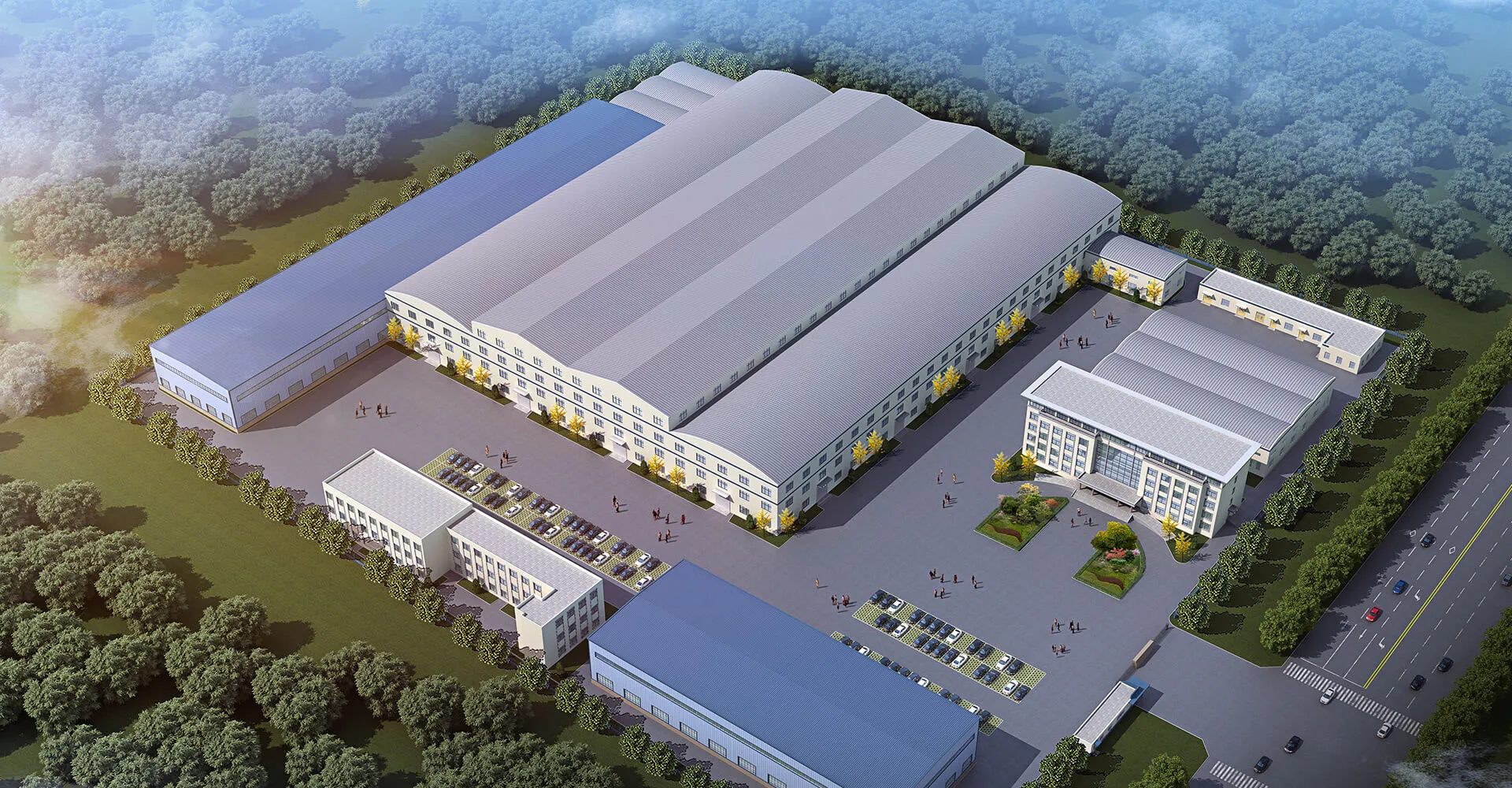 R&D Center and Manufacturing Base for large material coolers and dryers