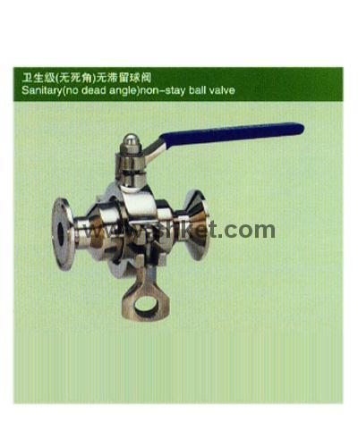 Sanitary(no dead angle)non-stay ball valve