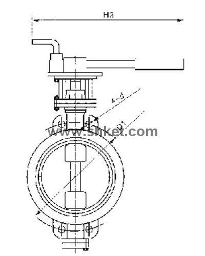 Teflon-Seal Butterfly Valve