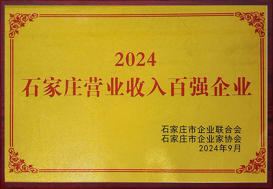 2024石家庄营业收入百强企业