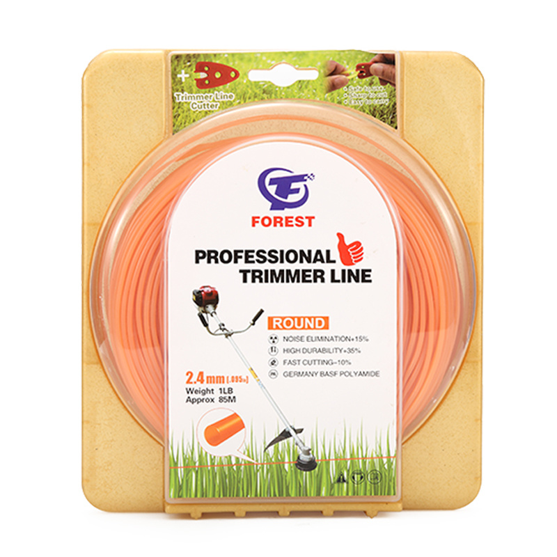 1LB 2.4mm Round PP Stand Blister