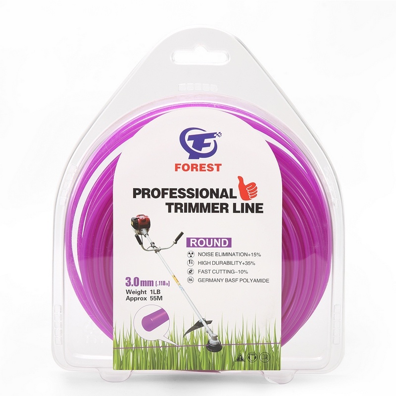 Linha de corte redonda de 3,0 mm, 1/2LB