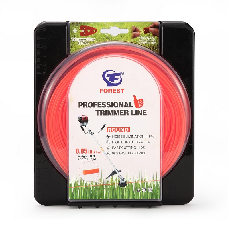 1LB 2.4mm Round PP Stand Blister