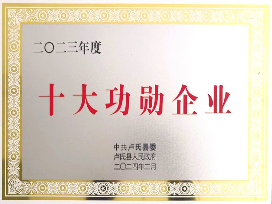 十大功勋企业