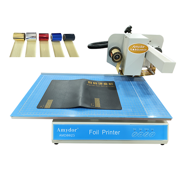 AMD8025 Thesis Hardbound Leather Book Cover Digital Foil Printer