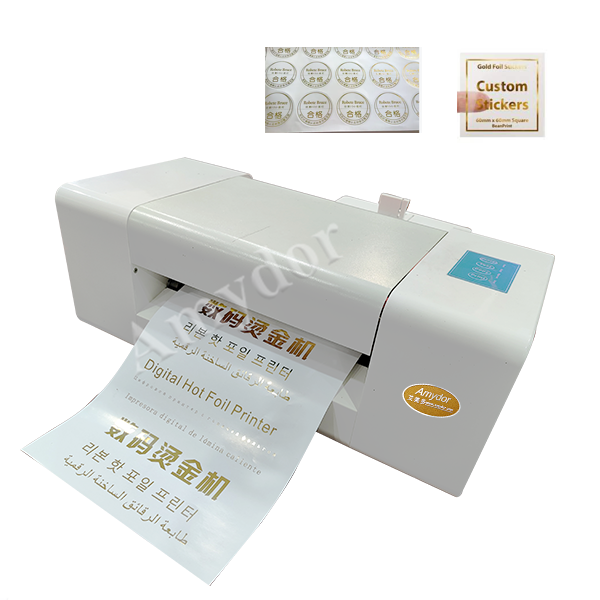 A4 Paper Sheets Transparent Vinyl Sticker Labels Digital Foil Printer