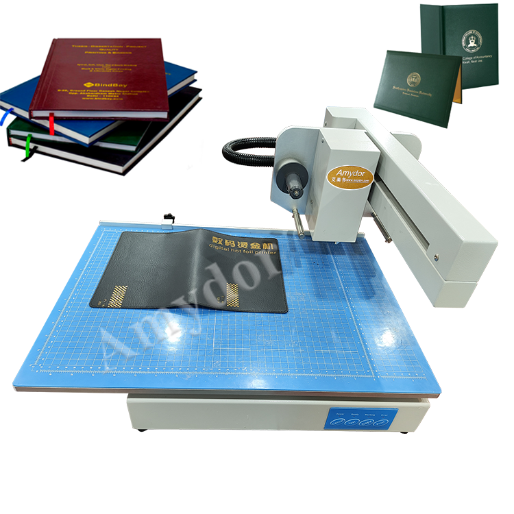 Automatic 3025 Students Thesis Book Binding Hardbound Thesis Cover Digital Hot Foil Printer