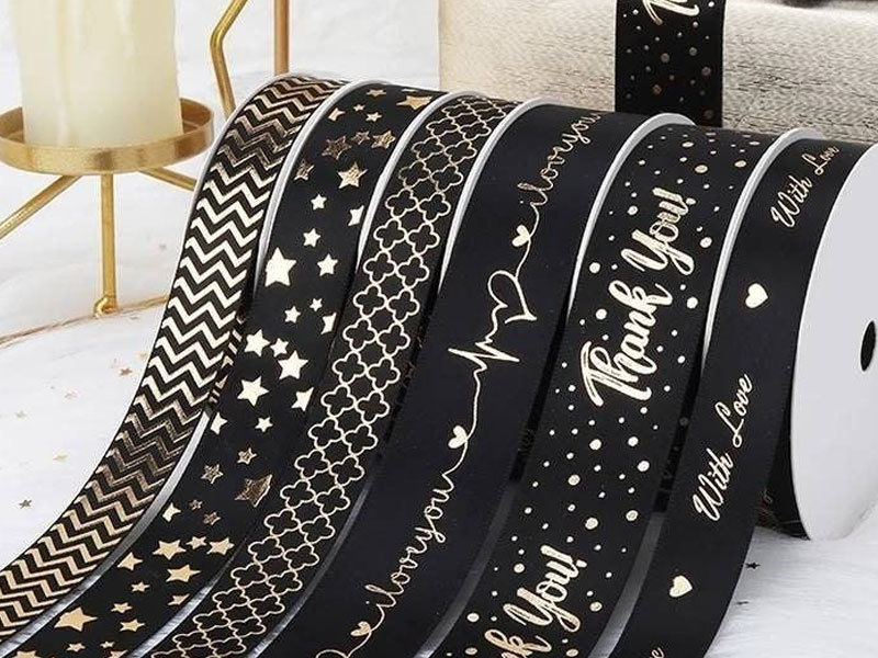 Custom hot foil ribbons
