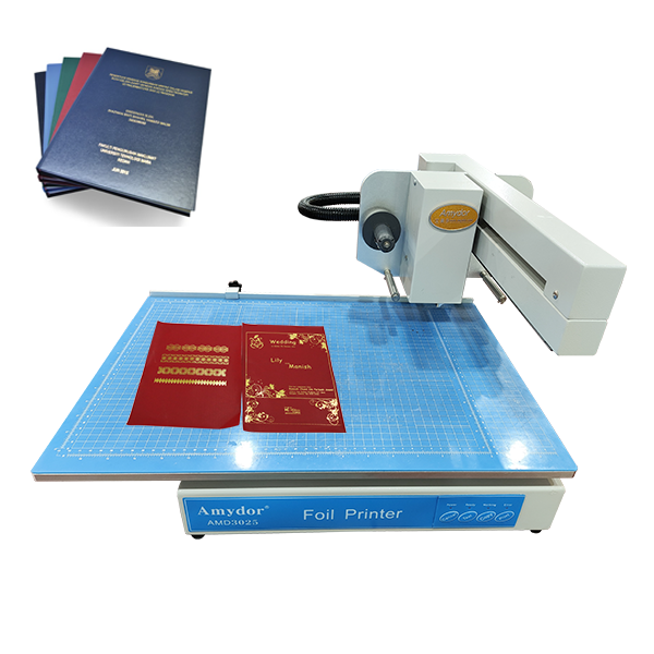 Print Head Moves Automatically Book Hard Cover Hot Foil Printer