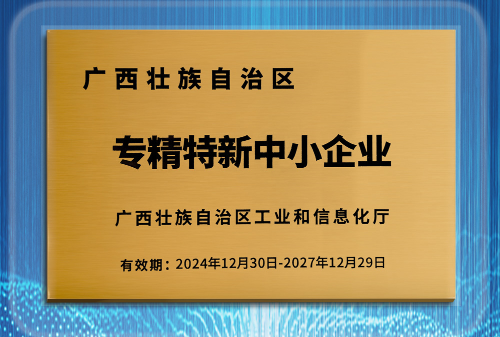 Warm congratulations to Xavier for passing the review of Guangxi's "Specialized, Refined and New" small and medium-sized enterprises