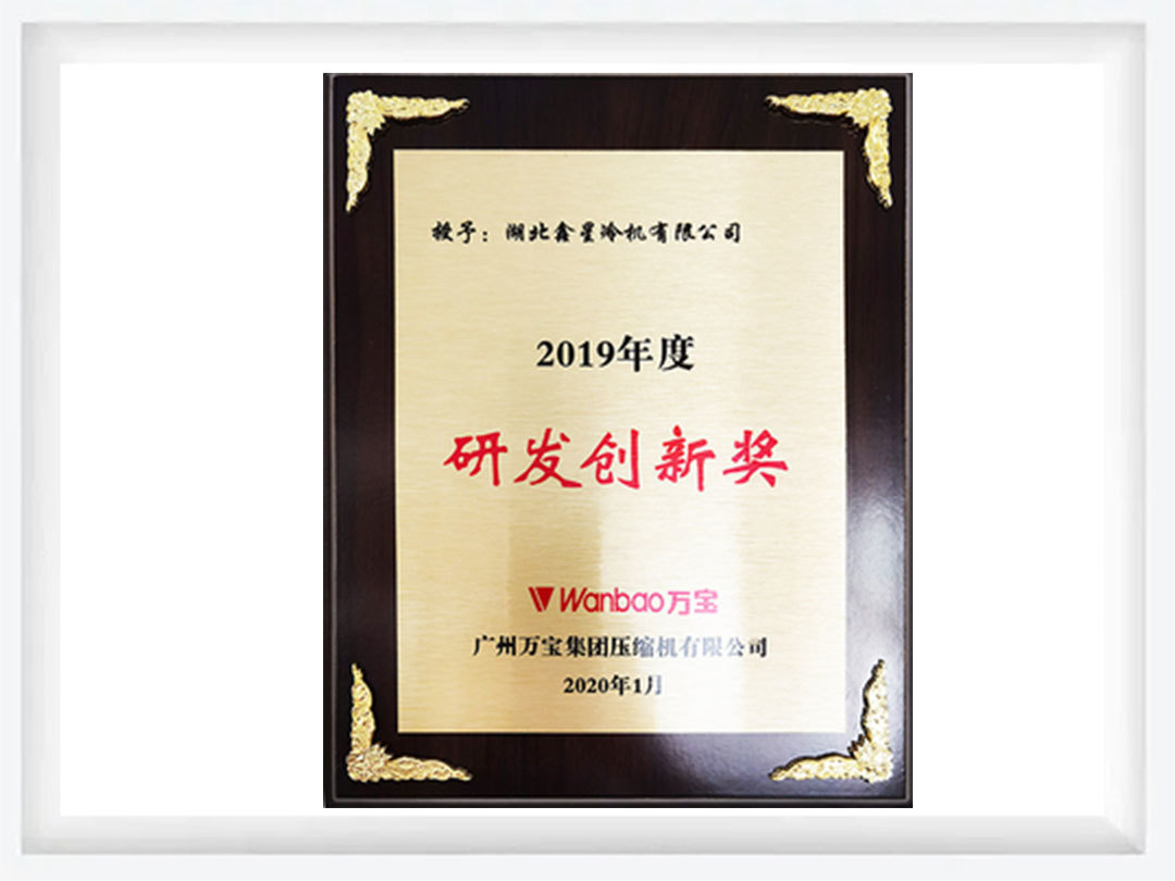 2019年度研发创新奖
