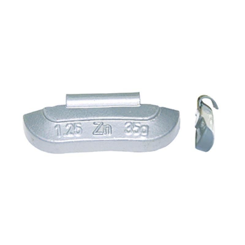 FY-028 Zinc clip on weights for steel rim