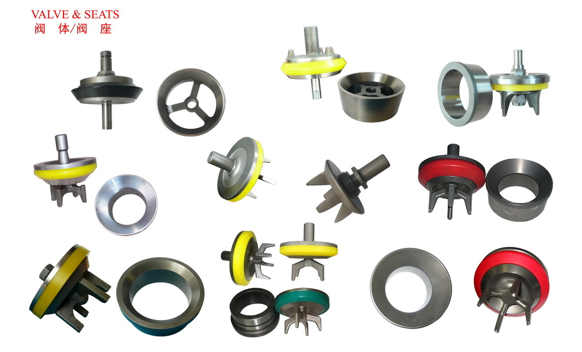 VALVE AND SEATS FOR TRIPLEX AND DUPLEX MUD PUMPS 