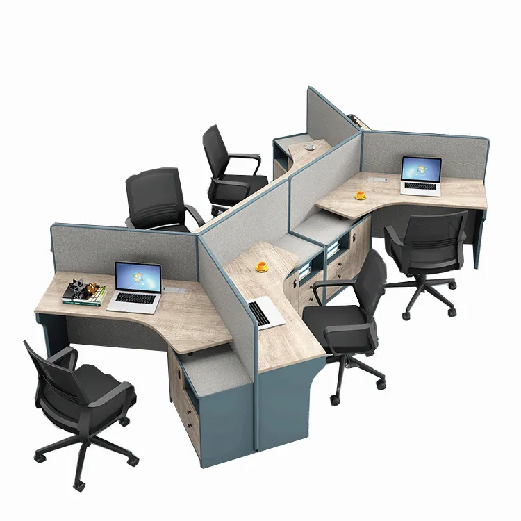 Factory Modern Modular Office Furniture Gaming Workstation Table Computer Desktop Work Station Workstation Partition