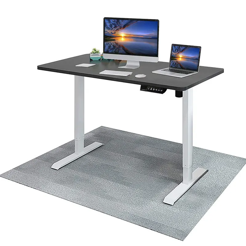 High Quality Ergonomic Modern Office Computer Table Sit Stand Desk Single Motor Standing Desk Electric Height Adjustable Desk