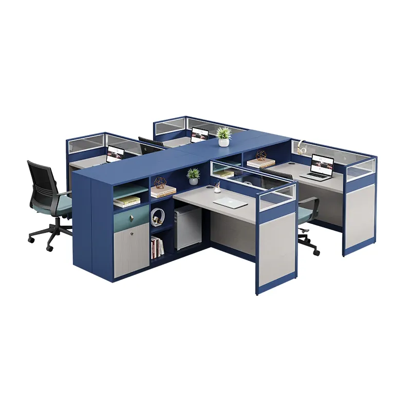 Office Furniture Free Composition Open Space Seats Work Partition Work Station Modular Office Workstation Partition