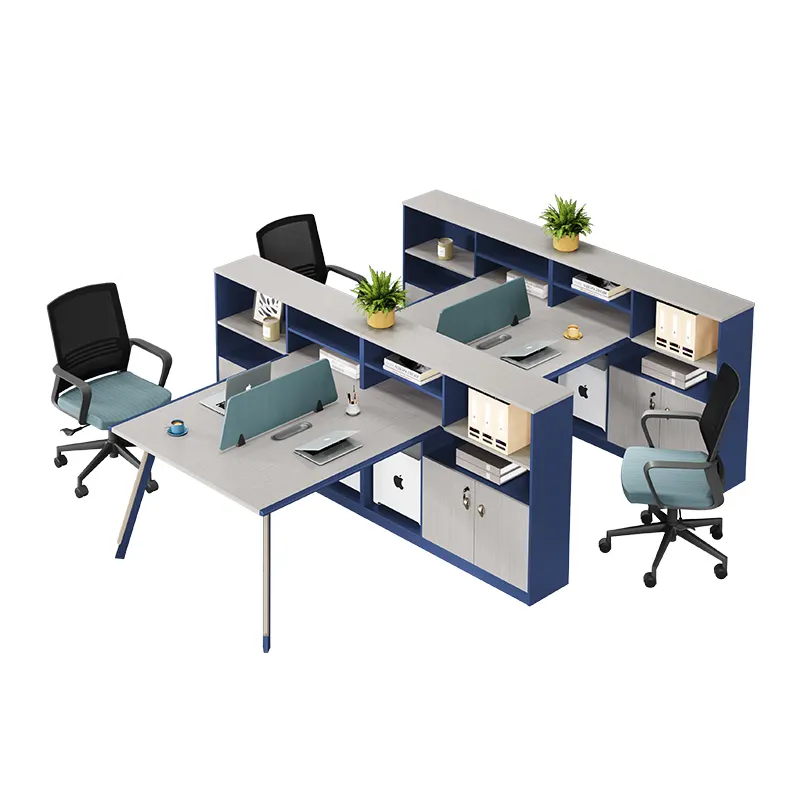 Commercial Desk Office Furniture Acoustic Portable Office Desk Cubicle Workstation Partition Office Workstations