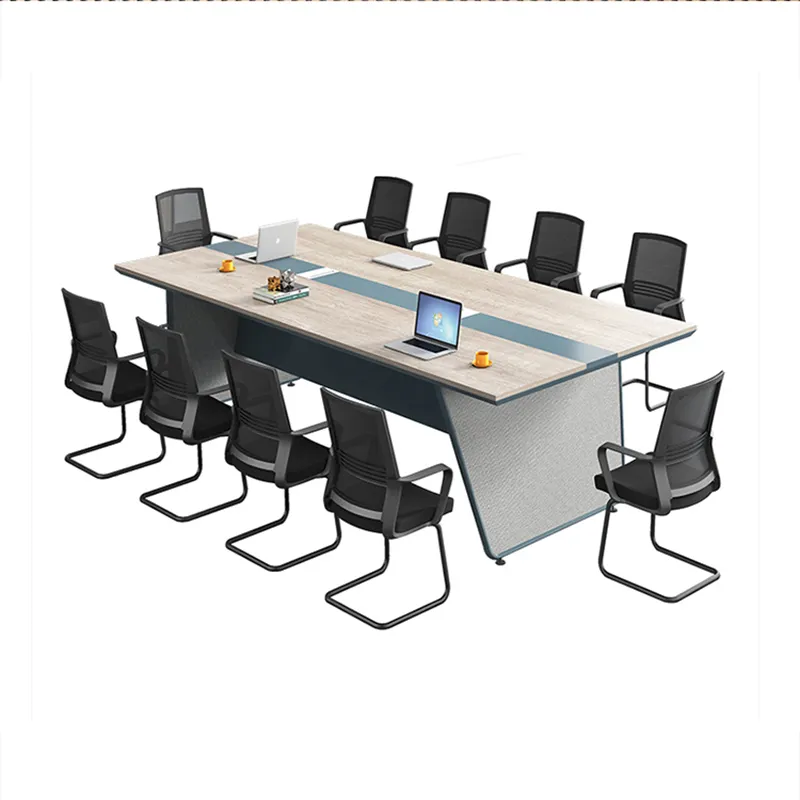 Office Furniture and Chairs Meeting Small 12 Person Wire Manager Large Conference Table