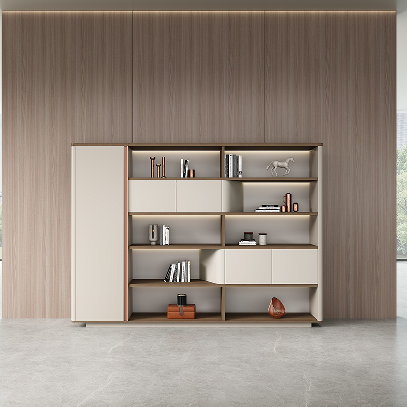 Modern Design Office Wooden File Cabinet Storage Cabinet Ordinary Office Display Bookcase