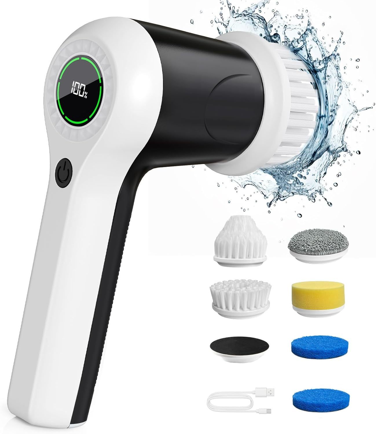 Electric Scrub Brush for Cleaning Bathroom